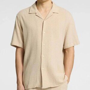 Selected Homme Oatmeal Textured Shirt
